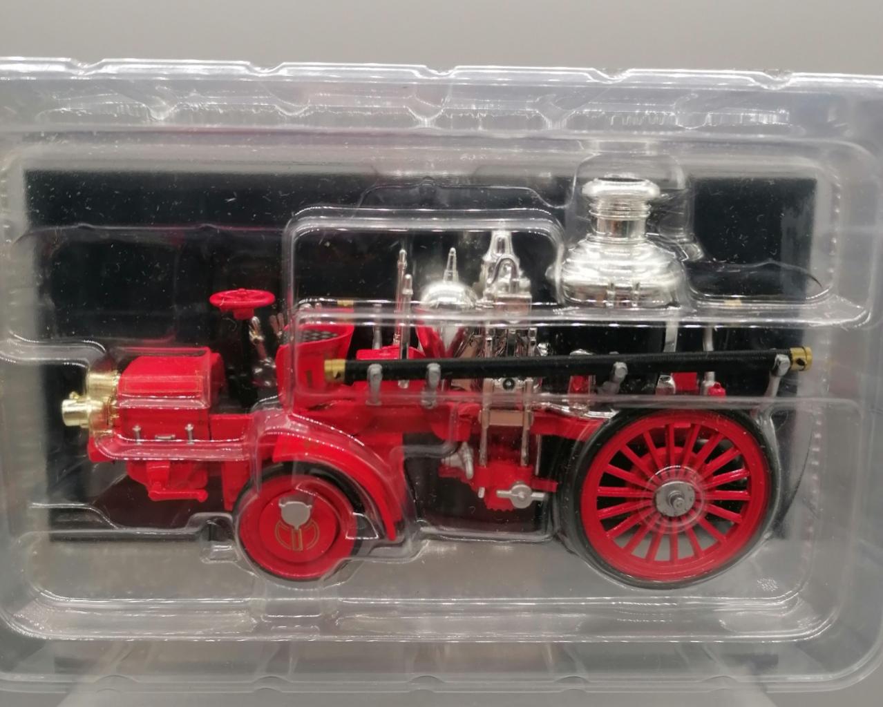 VEHICULE 1/43 CHRISTIE FRONT DRIVE STEAMER 1912 USA - POMPIER DEL PRADO N°4