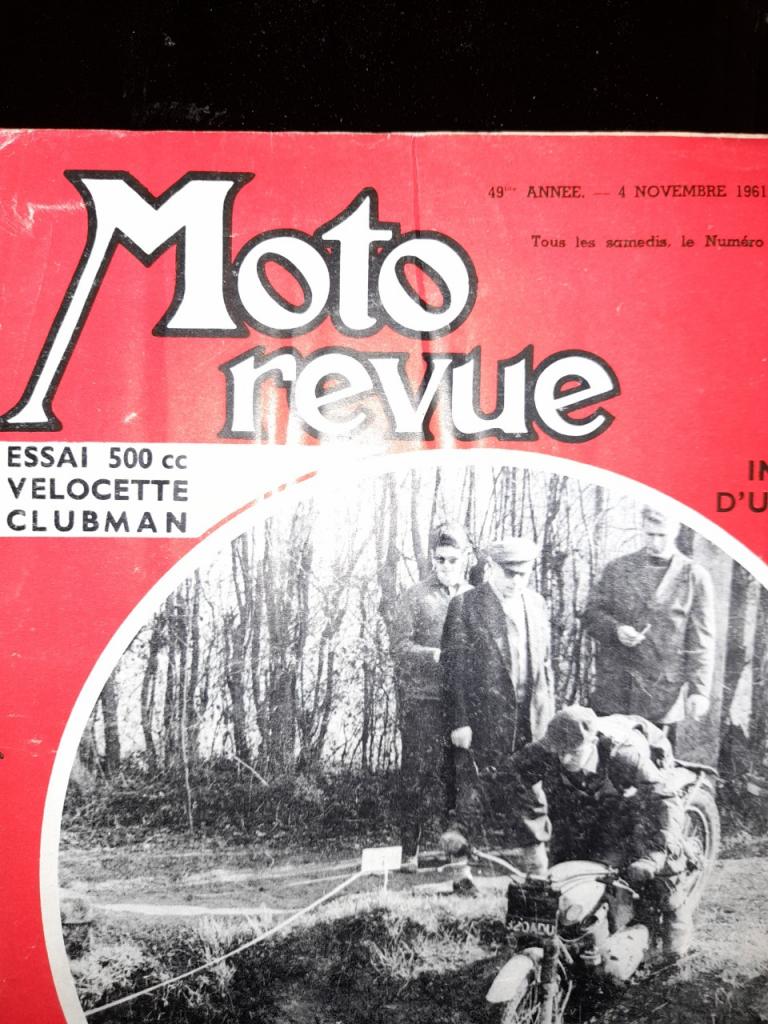 Essai 500 Velocette Clubman Moto revue LesAnciennes.com