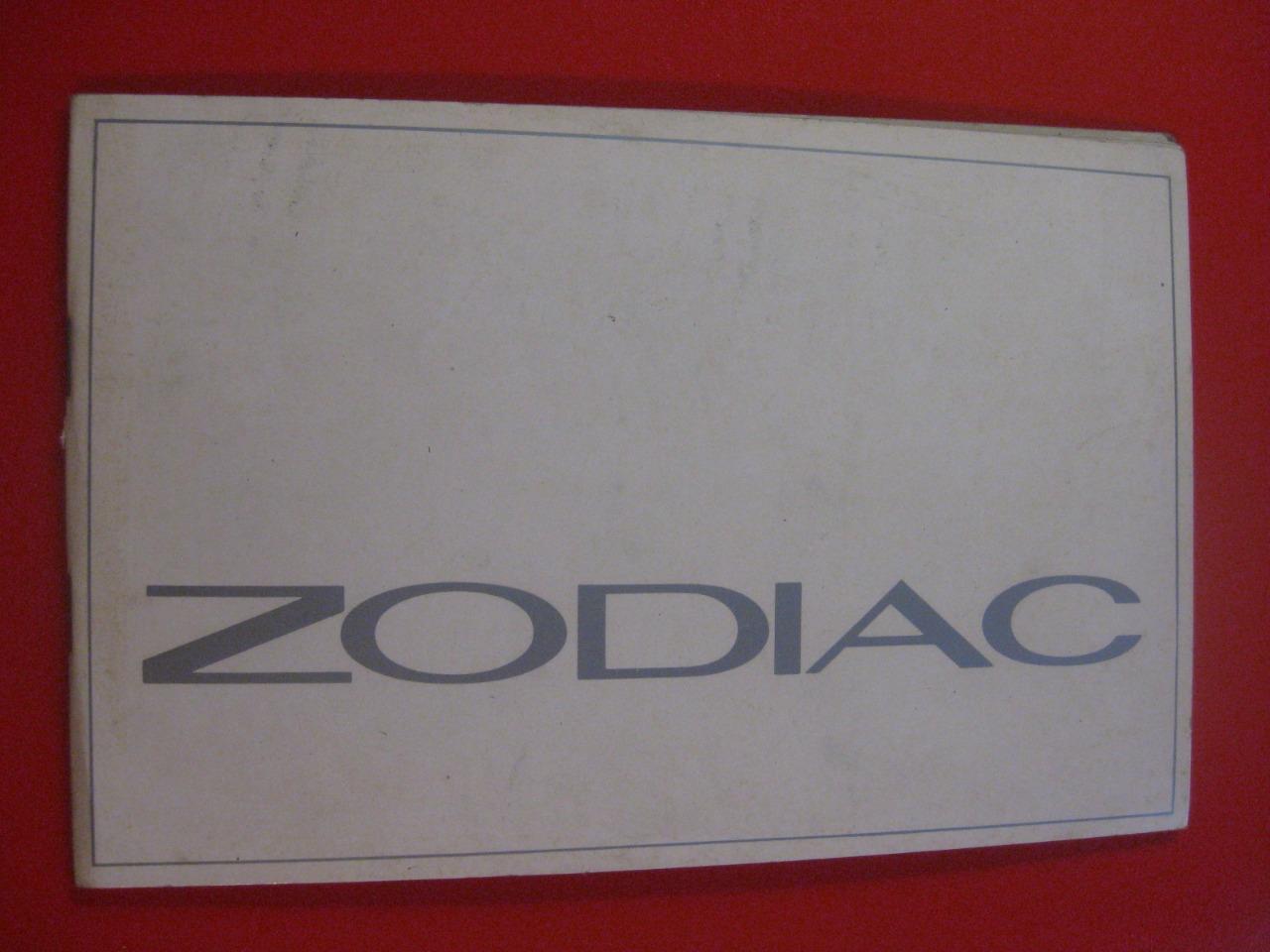 Notice d'entretien Ford Zodiac 1966. LesAnciennes.com