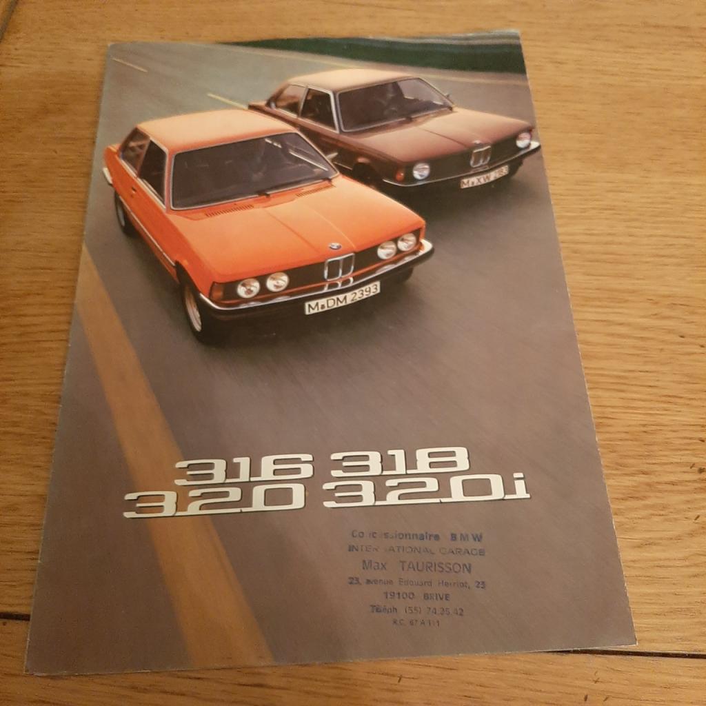 Catalogue publicitaire bmw 316 318 320 320i LesAnciennes.com