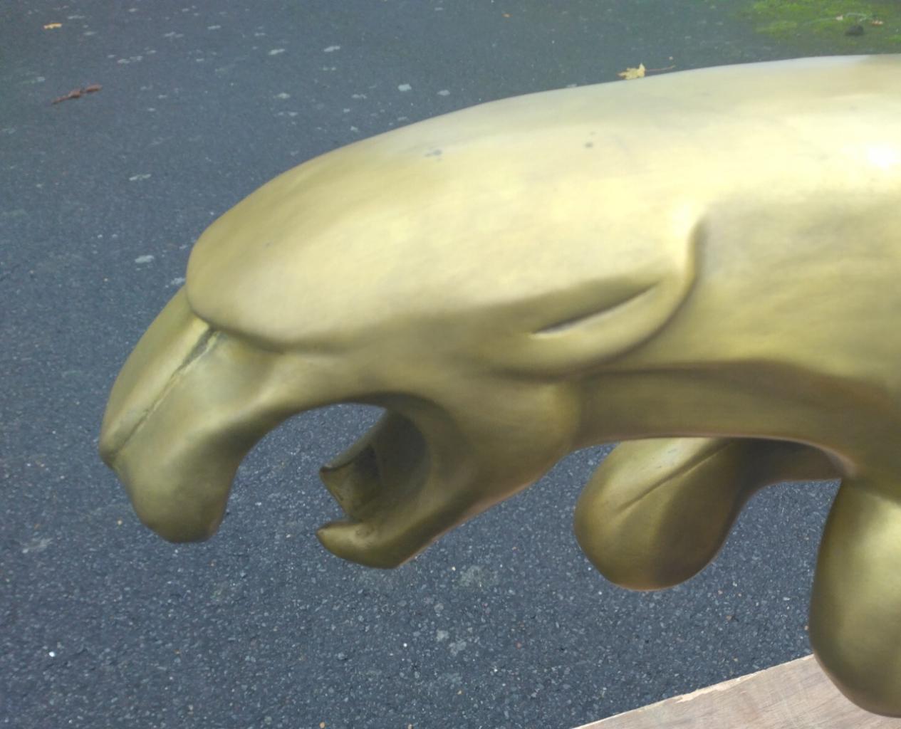 Sculpture JAGUAR en bronze LesAnciennes.com