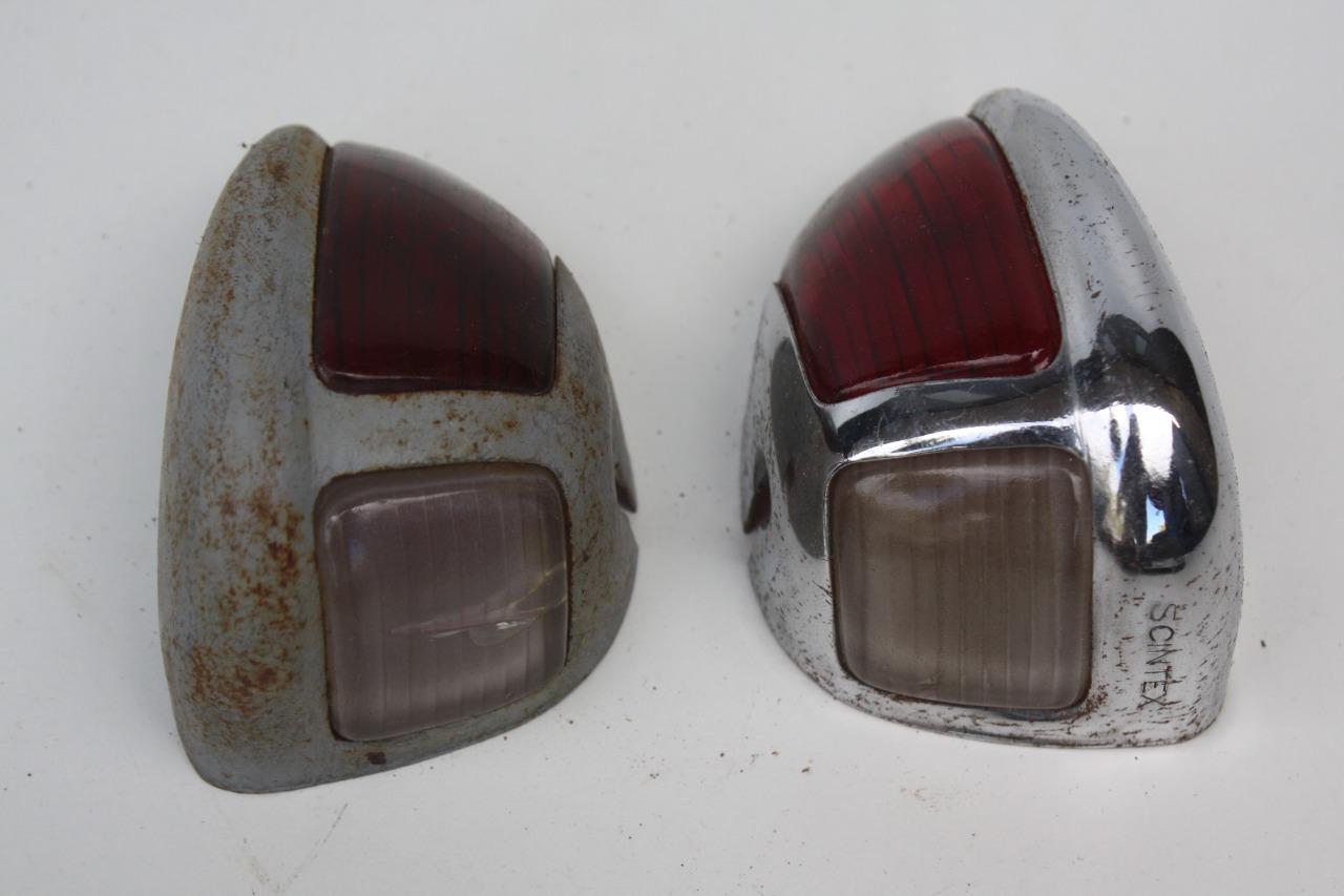 Lot de 2 Cabochons de feu latéral position Scintex LesAnciennes.com