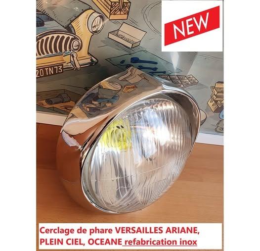 Cerclage phare SIMCA Océane versailles/ ariane LesAnciennes.com