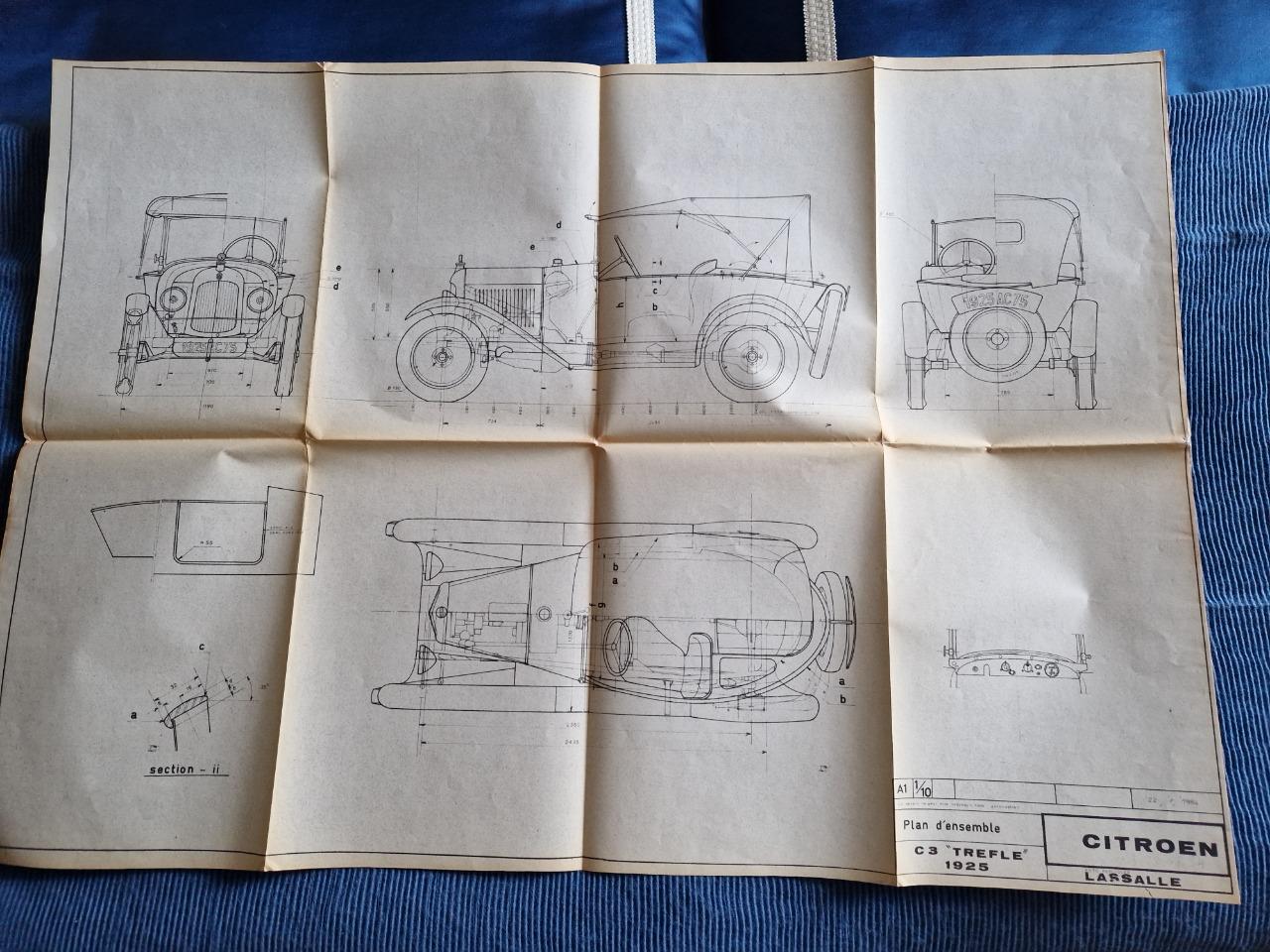 Plans de Citroen C3 Tréfle. LesAnciennes.com