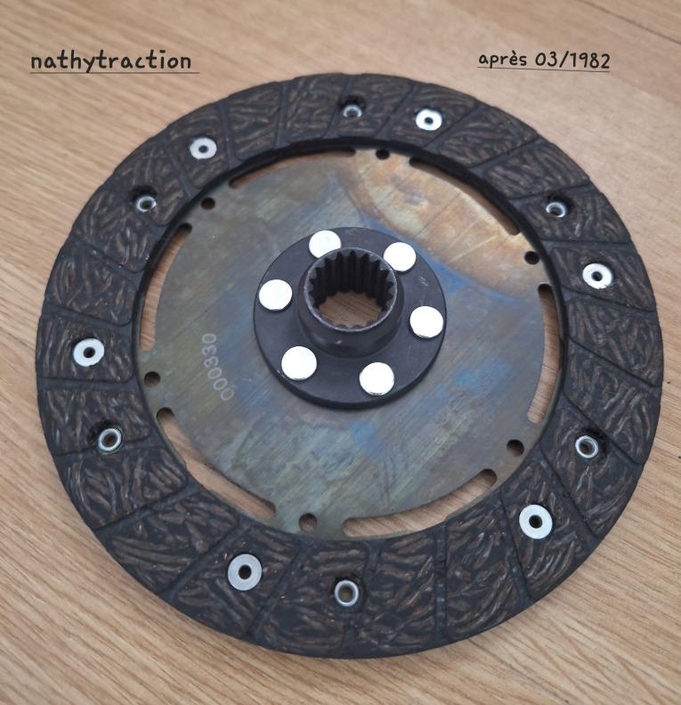 Disque embrayage 18 cannelures APRES 03/1982 2CV LesAnciennes.com