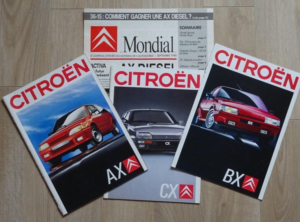 Catalogues Citroën AX,BX,CX LesAnciennes.com