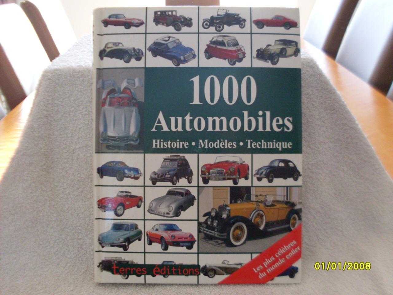 Livre auto 1000 Automobiles LesAnciennes.com