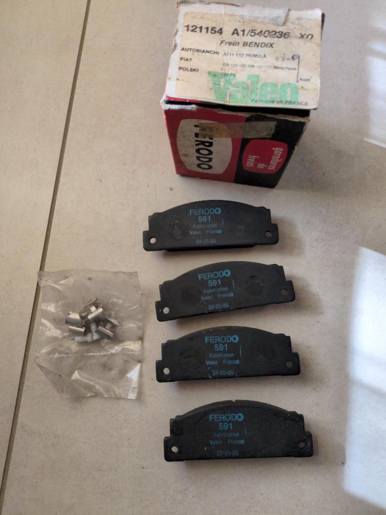 Plaquette de freins AUTOBIANCHI A111 Essence LesAnciennes.com