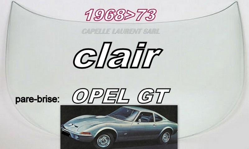 OPEL GT PARE BRISE NEUF LesAnciennes.com