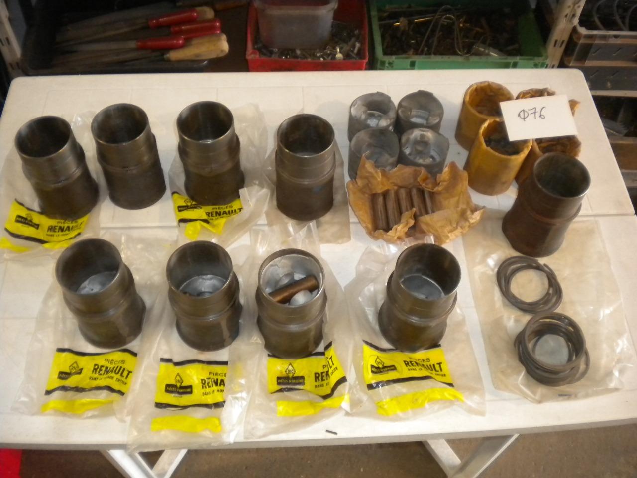 Pièces RENAULT chemises pistons bielles R 16 Ø 76 LesAnciennes.com