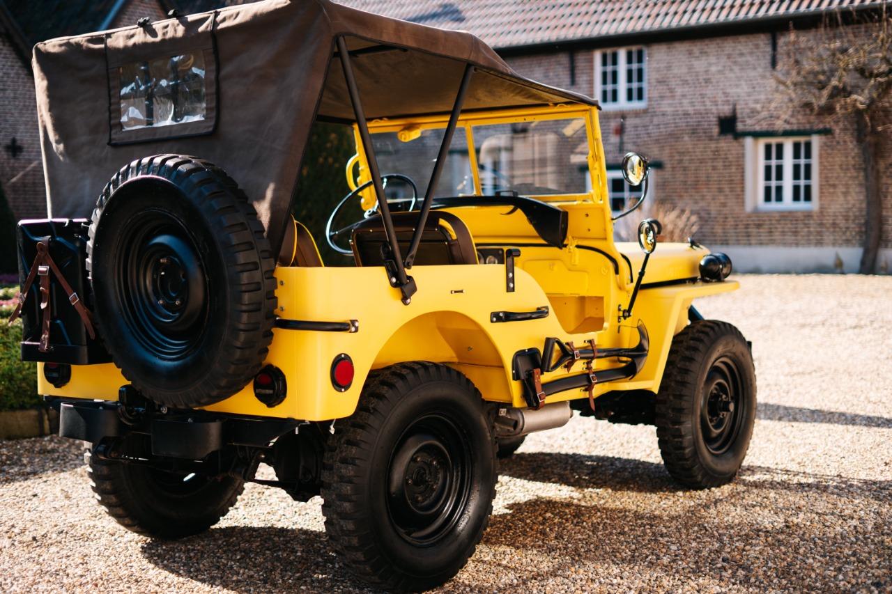 JEEP Willys CJ3A - 1949 - Jaune - 1949 LesAnciennes.com