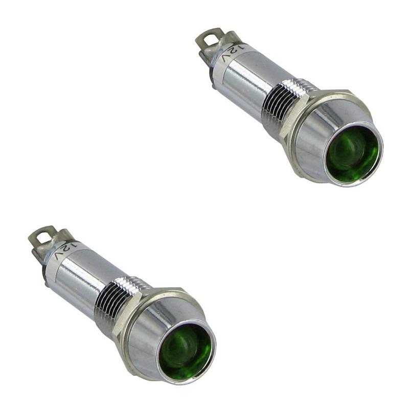 Jeu de 2 témoins verts pour fonction clignotant LesAnciennes.com