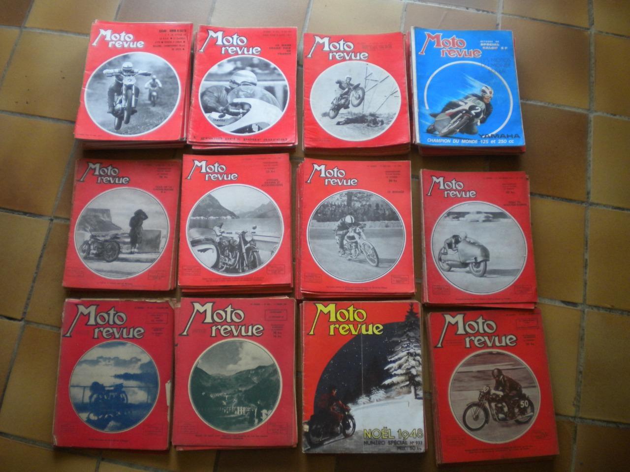 Lot de 221 Moto Revue 1946 - 1974 anciens LesAnciennes.com