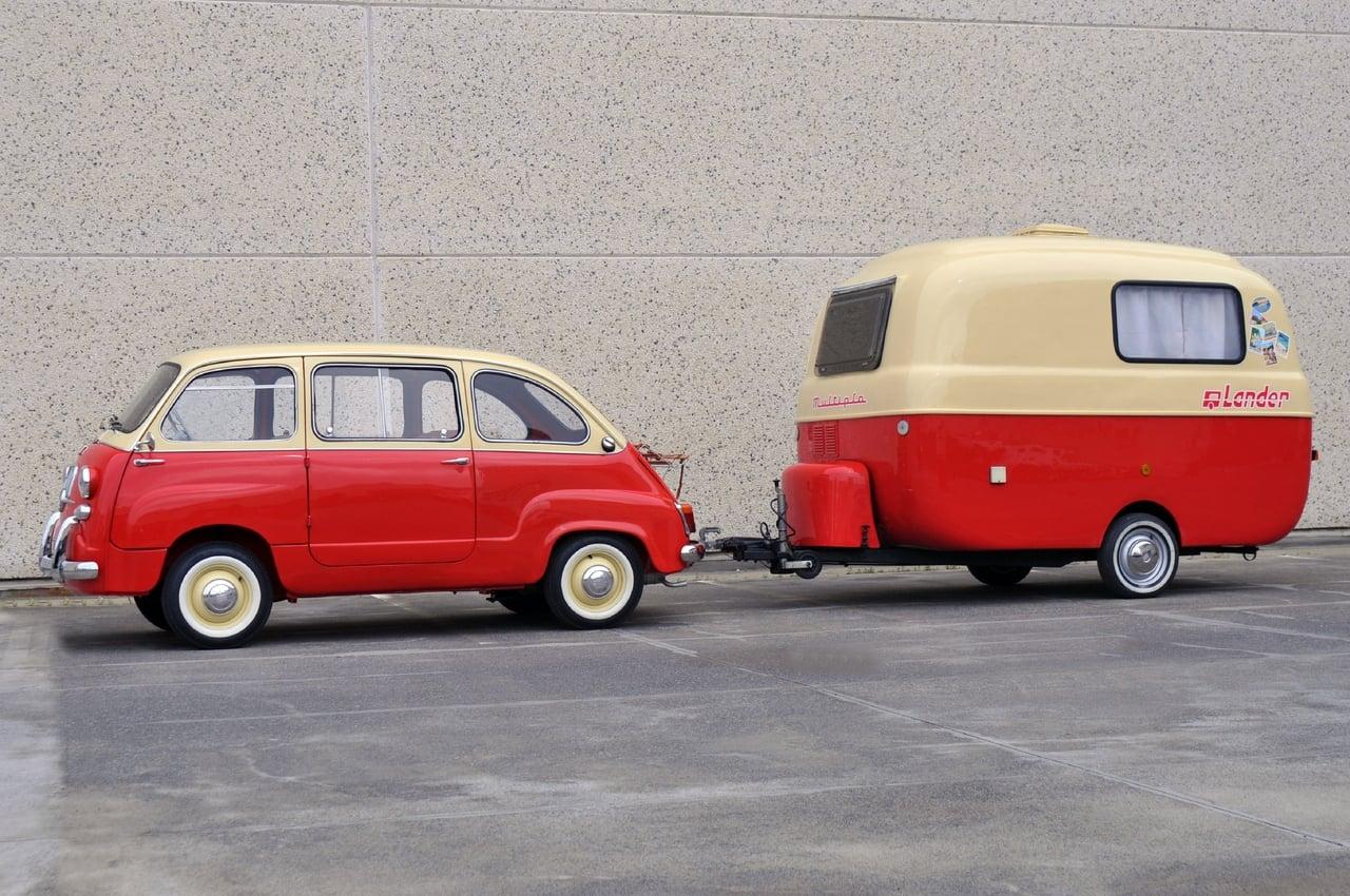 1959 Fiat 600 Multipla and 1975 Lander Graziela 30 LesAnciennes.com