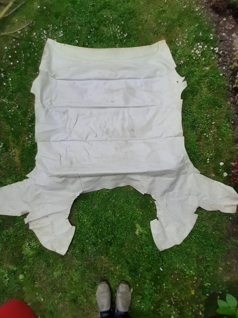 Ciel de toit en skai blanc LesAnciennes.com