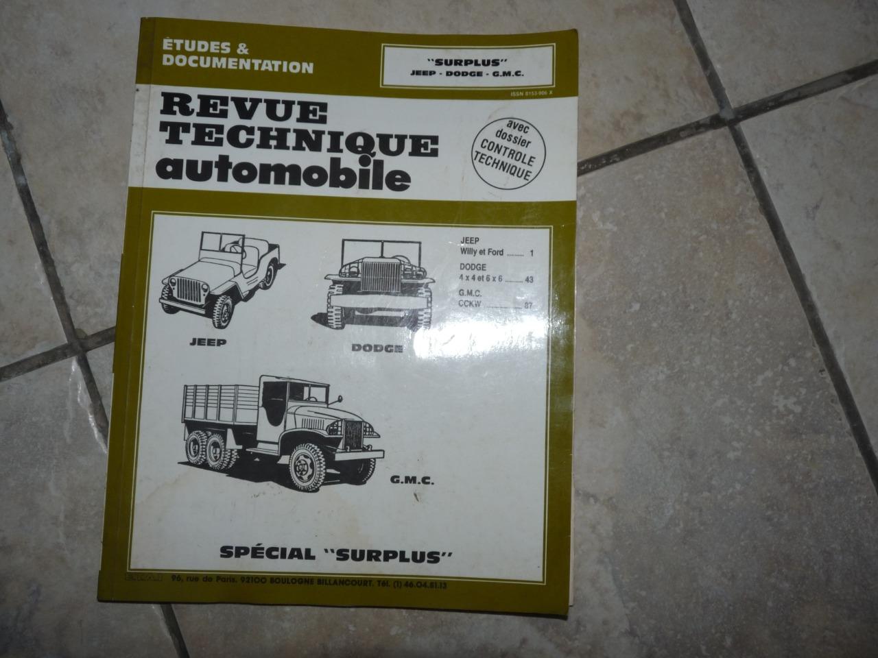 Revue technique JEEP/DODGE/GMC LesAnciennes.com