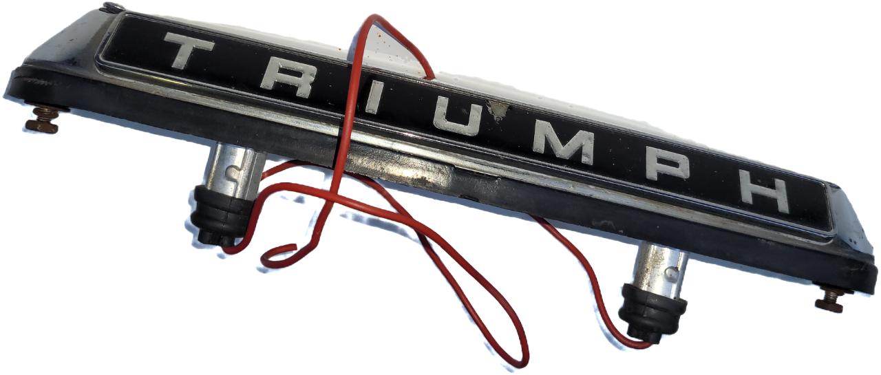 FEUX DE PLAQUE TRIUMPH TR6 SPITFIRE STAG 2500 LesAnciennes.com