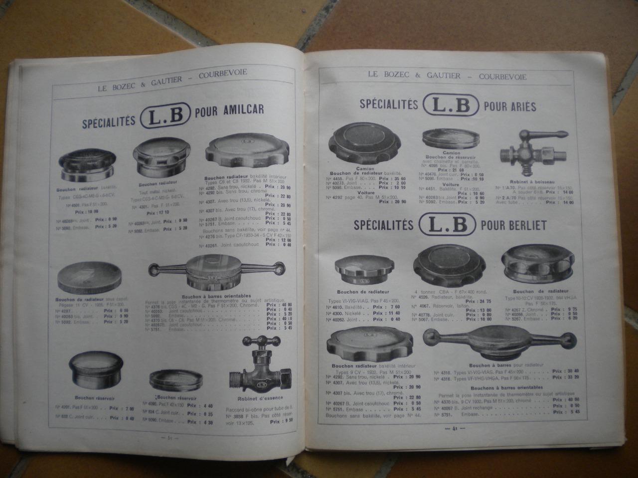 Le Bozec & Gautier Bouchons automobiles LesAnciennes.com