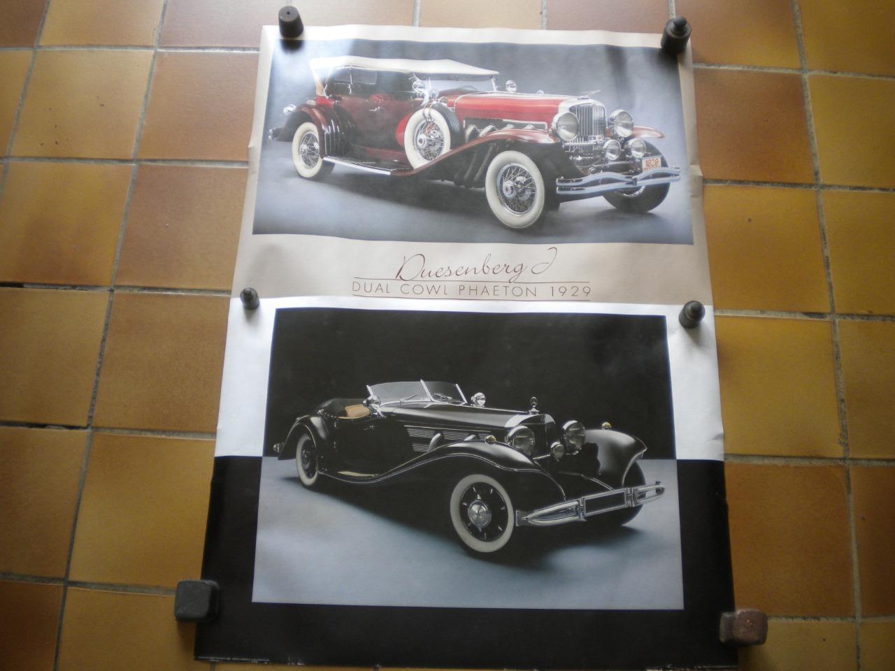 Mercedes - Duesenberg posters automobile LesAnciennes.com