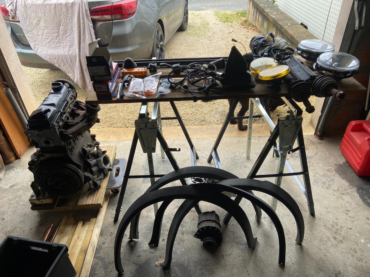 Lot de pièces VOLKSWAGEN Golf cabriolet LesAnciennes.com