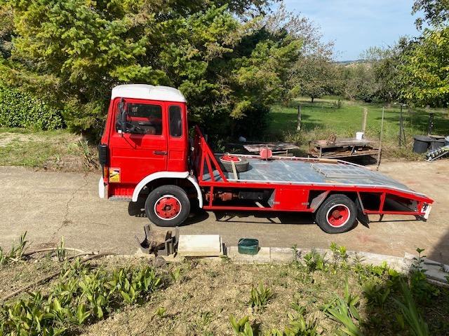 RENAULT jk 75 plateau porte engins - 1983 LesAnciennes.com