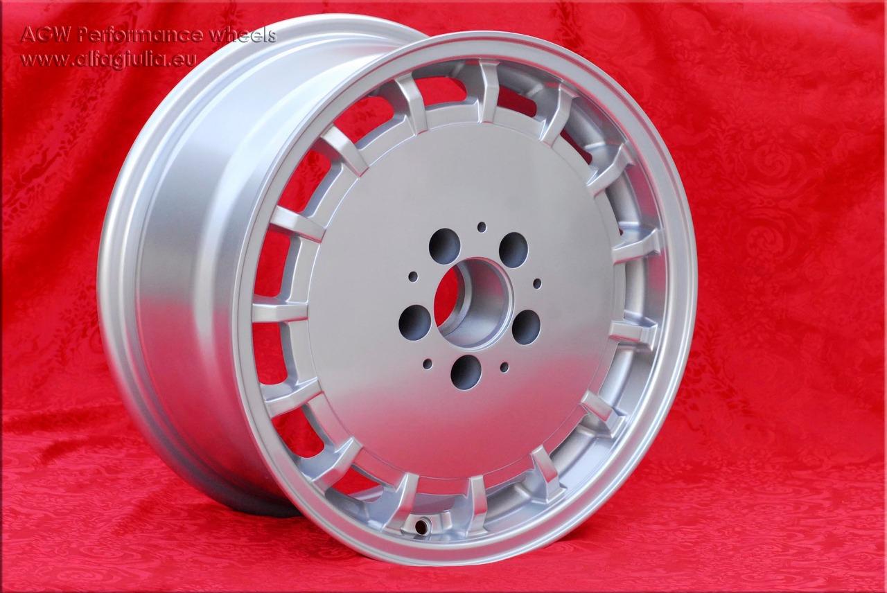 1 pc. jante Mercedes Gullideckel 8x16 ET34 w124 w1 LesAnciennes.com