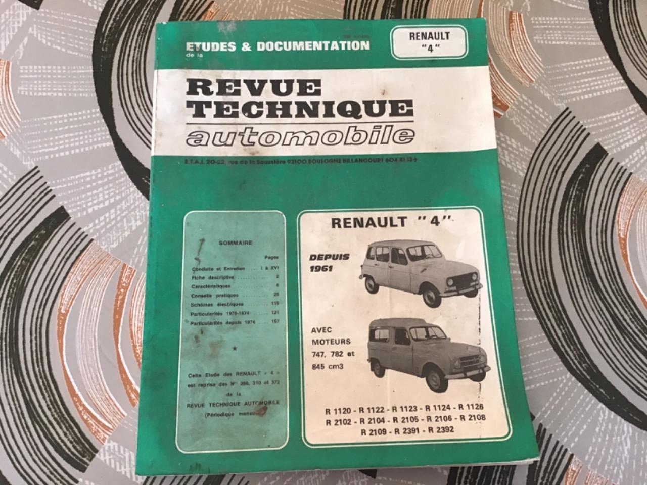 REVUE TECHNIQUE RENAULT 4 L LesAnciennes.com