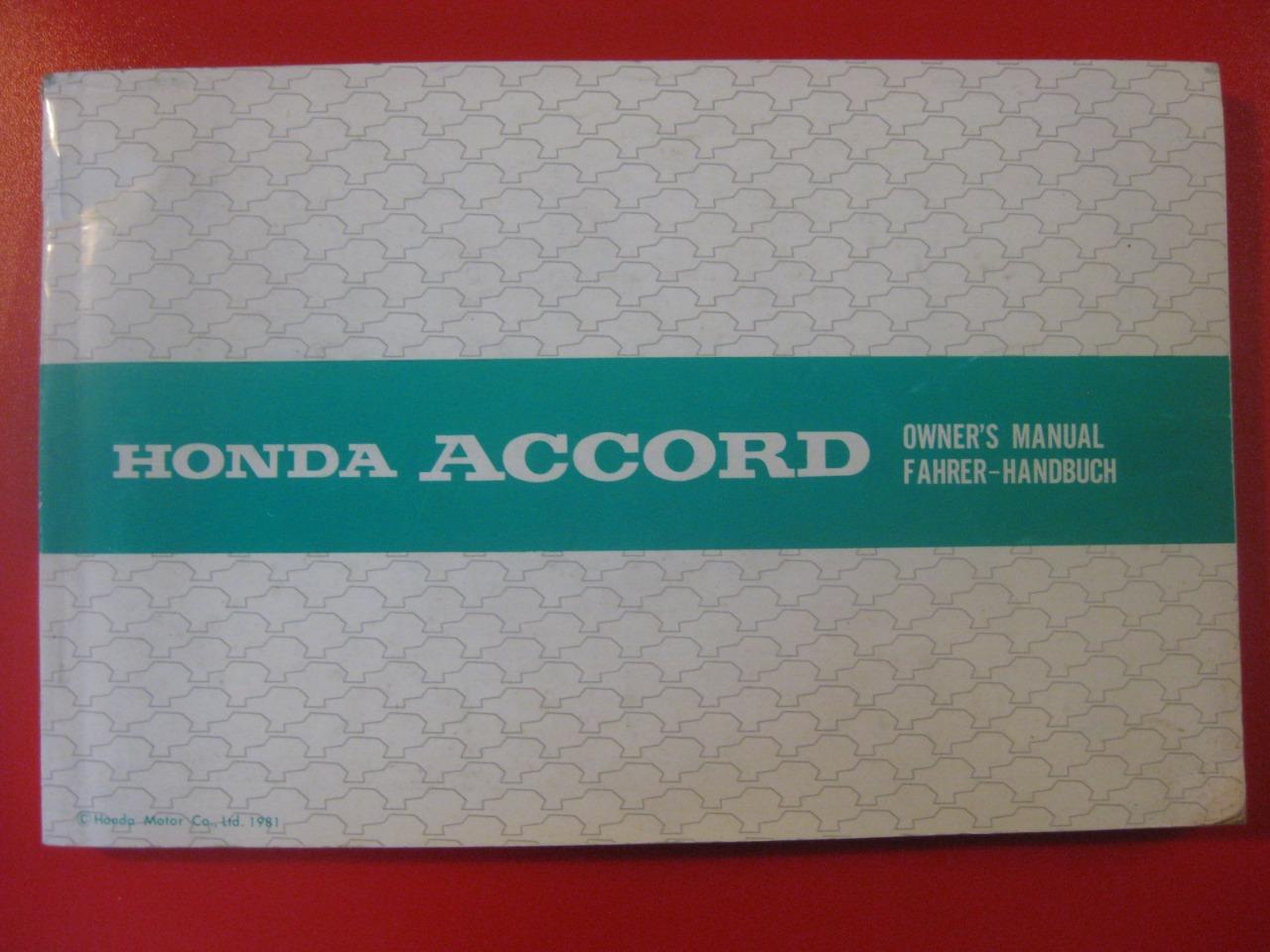 Notice d'entretien Honda Accord 1981 LesAnciennes.com