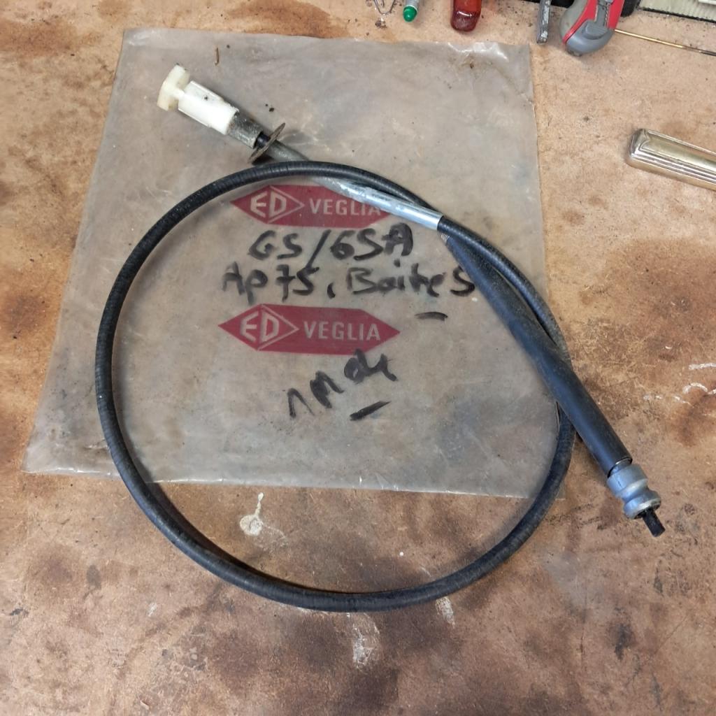 Cable compteur CITROEN GS GSA ap75 ,bv 5, neuf LesAnciennes.com