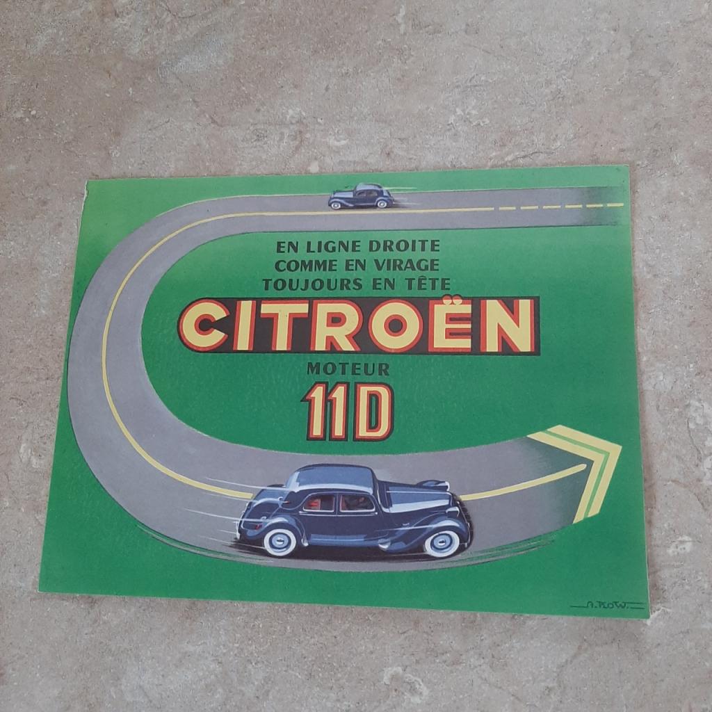 Depliant d epoque citroen traction 11 D LesAnciennes.com