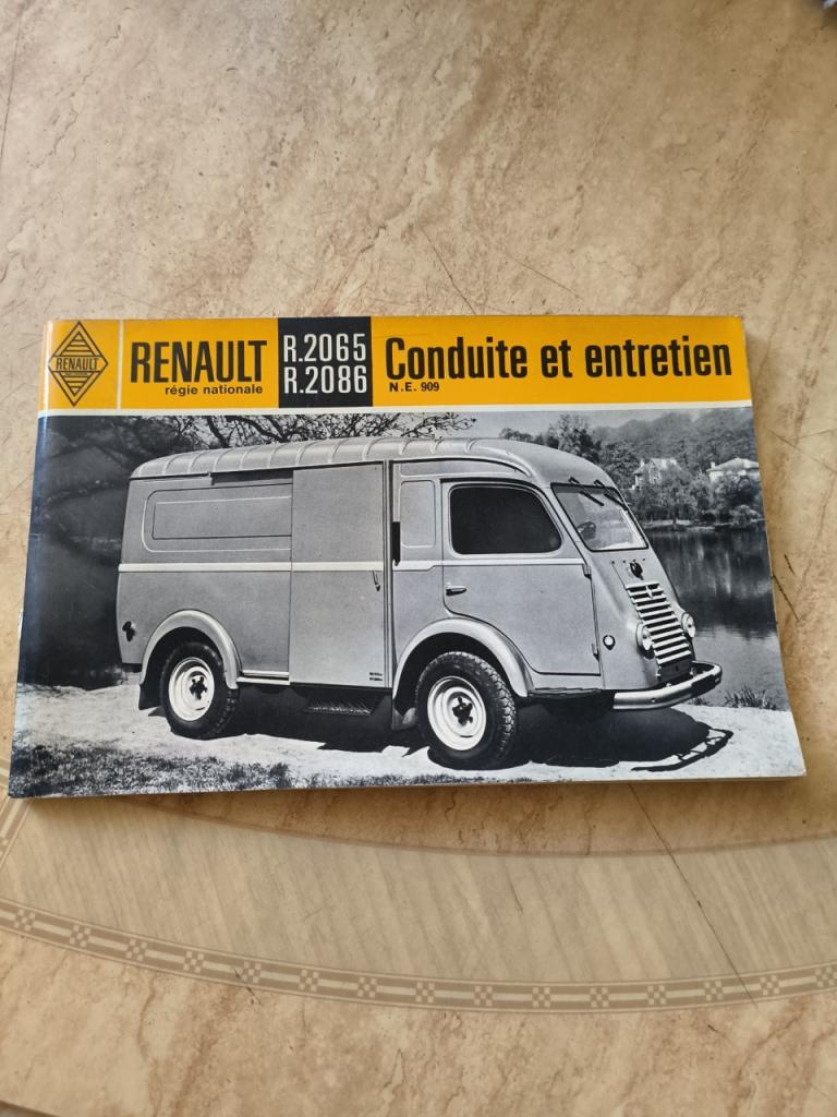 Renault R.2065 / R.2086 ,Notice, entretien LesAnciennes.com
