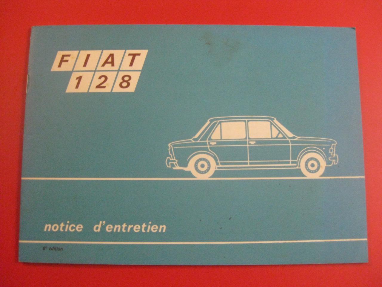 Fiat 128 livret entretien 1971 LesAnciennes.com