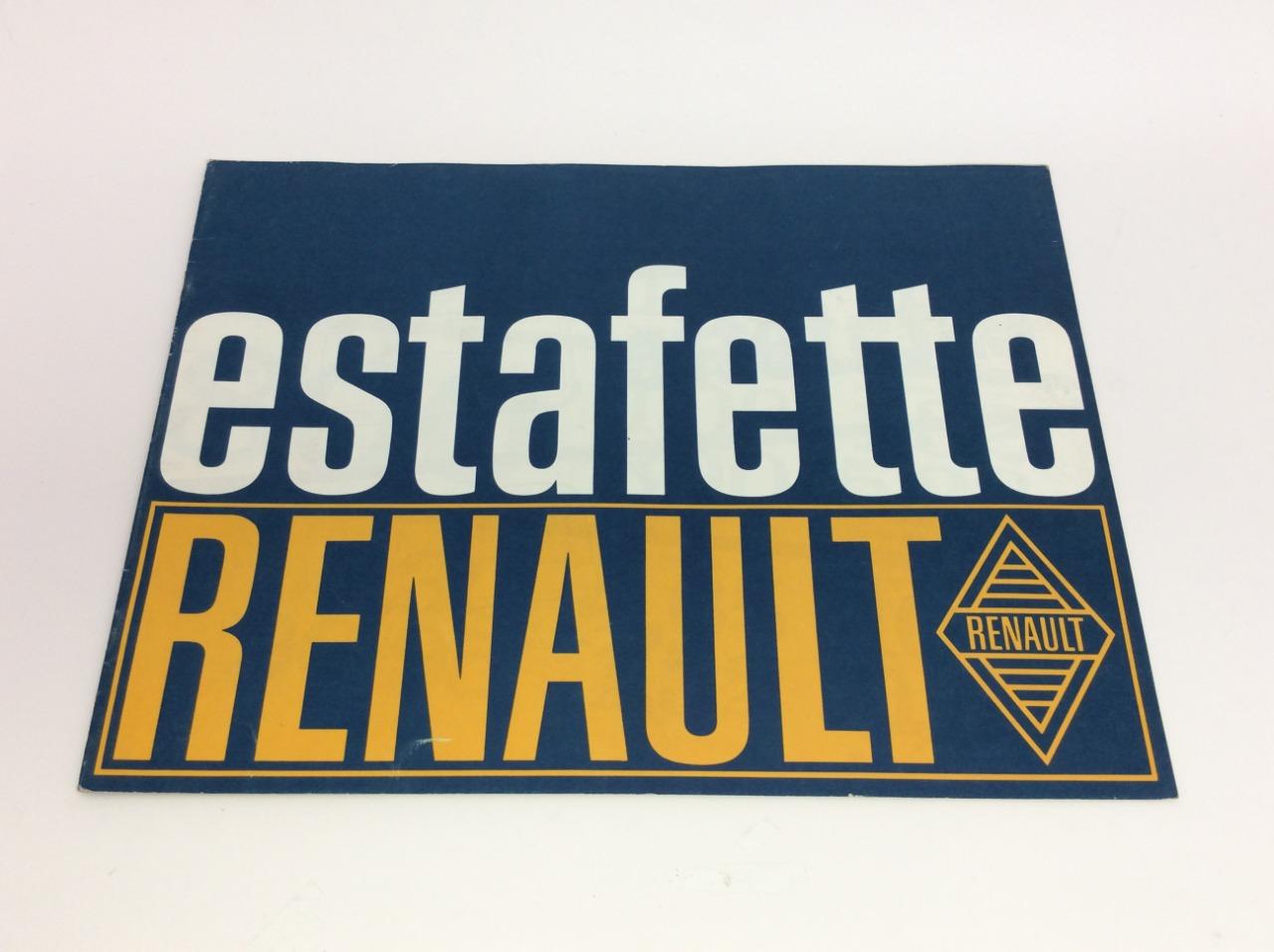 Brochure publicitaire Renault Estafette LesAnciennes.com