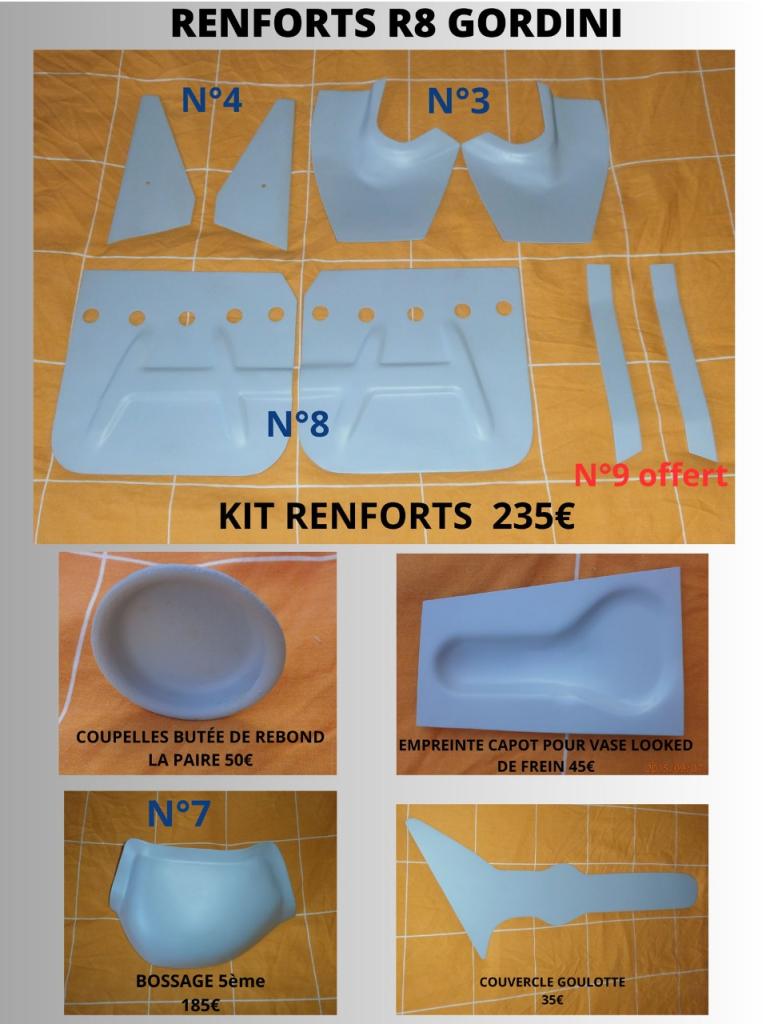 Renforts RENAULT 8 (R8) GORDINI LesAnciennes.com