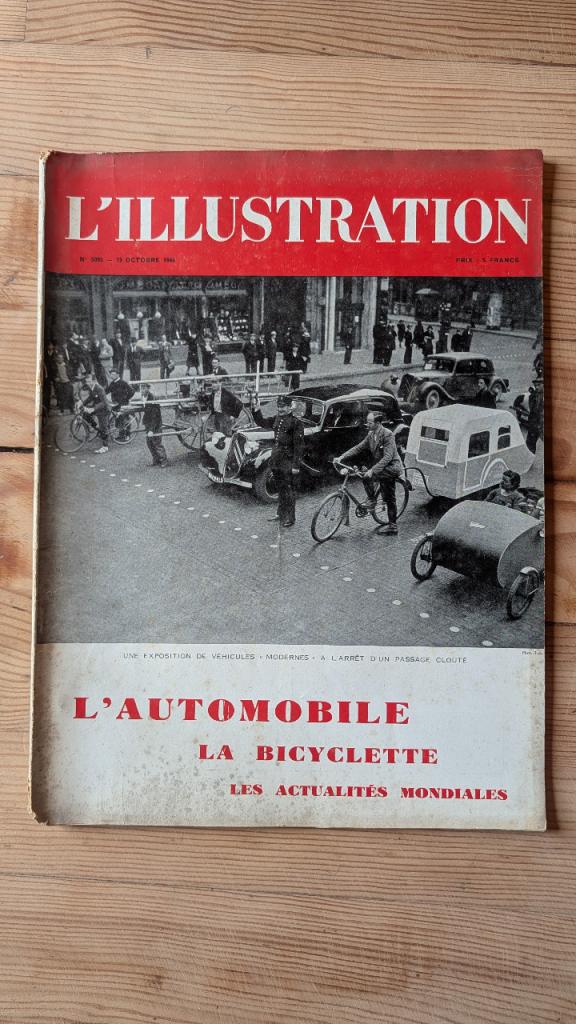 L'Illustration l'automobile la bicyclette 194 LesAnciennes.com