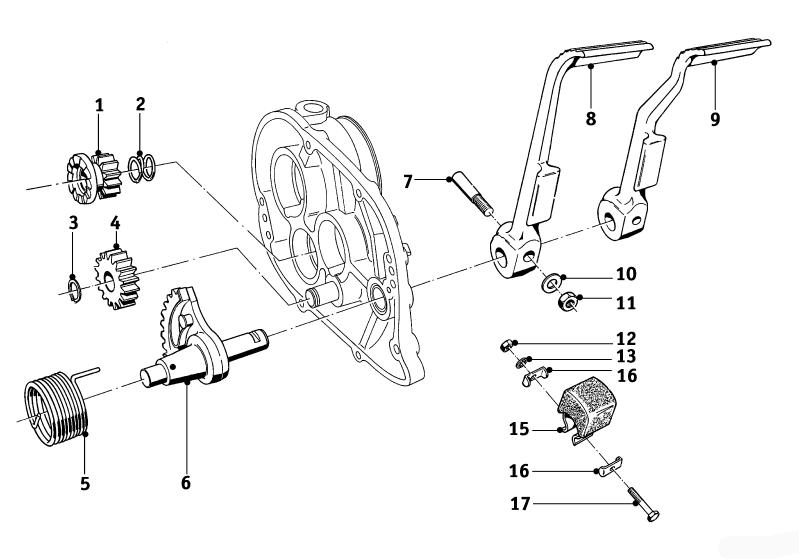 Kick pour moto version 12V BMW R50 R50 R60 R69S LesAnciennes.com