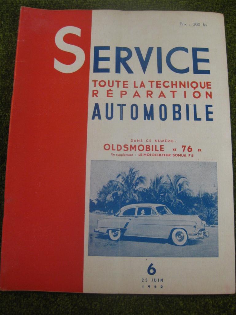 Oldsmobile 76, Service N° 6 de 1952 LesAnciennes.com
