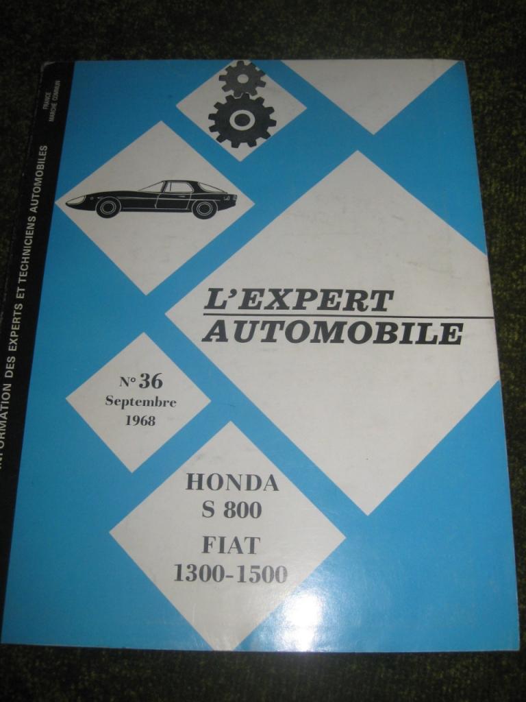 Honda S 800, Etude expert Automobile. LesAnciennes.com