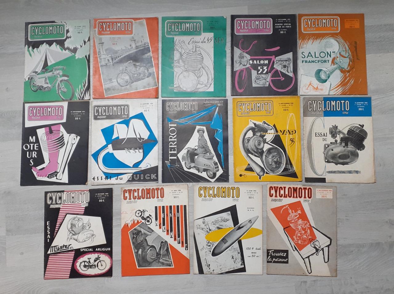 Revues d\'époque Cyclomoto magazine LesAnciennes.com