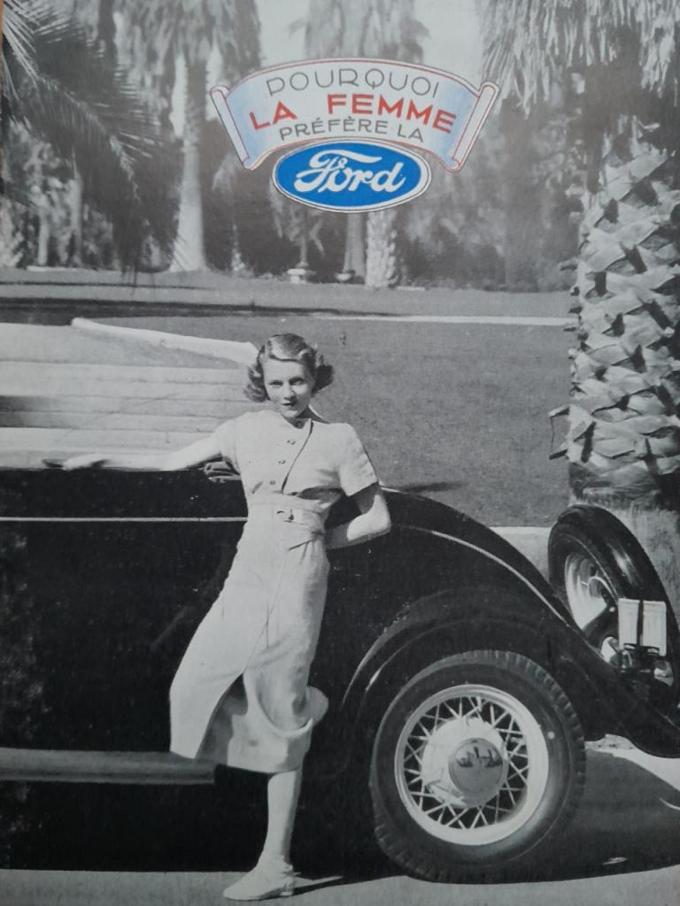 Ford ''Pourquoi la femme préfère la Ford'' LesAnciennes.com
