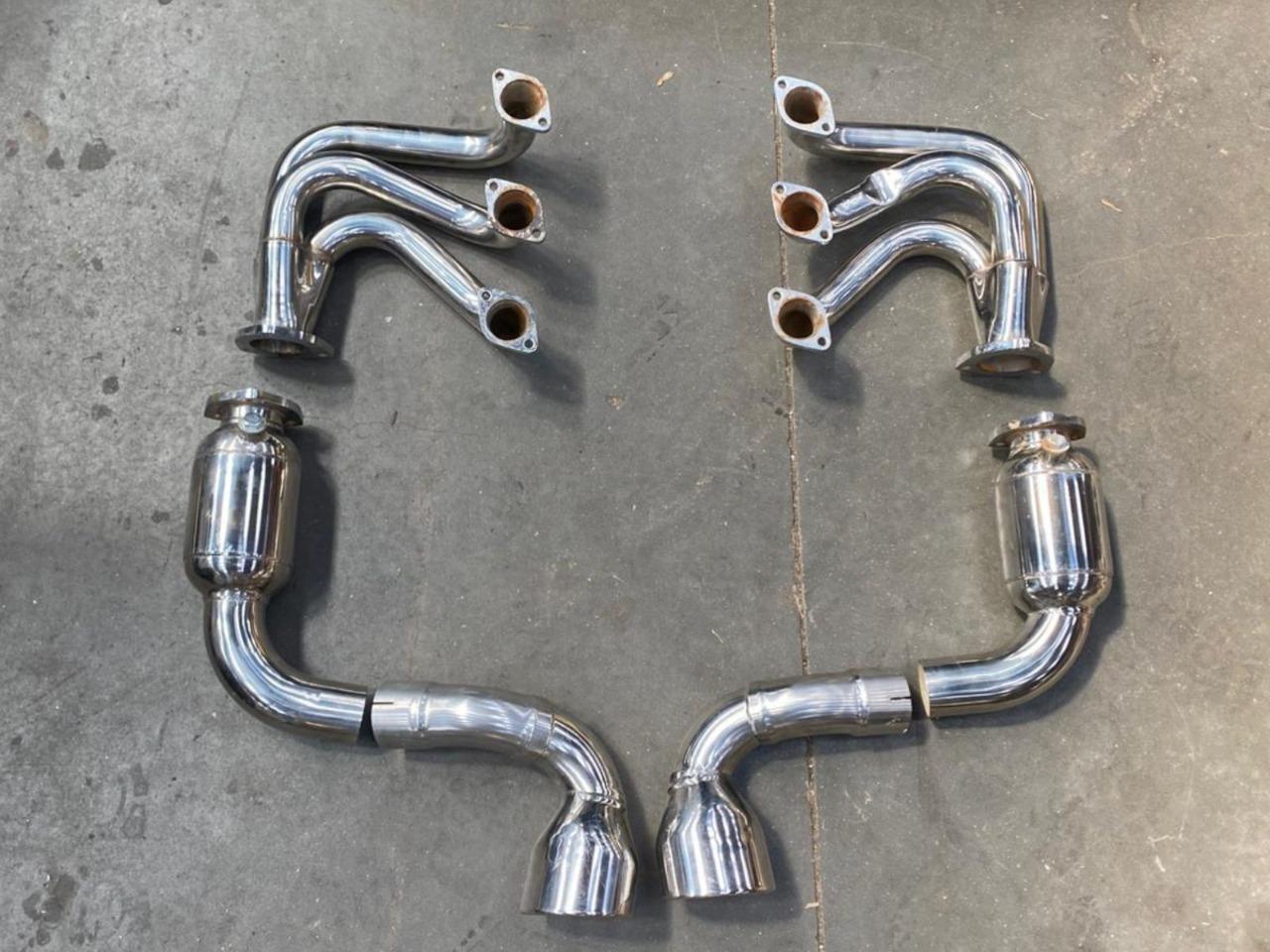 Ensemble échappement Porsche 964 avec catalyseurs LesAnciennes.com