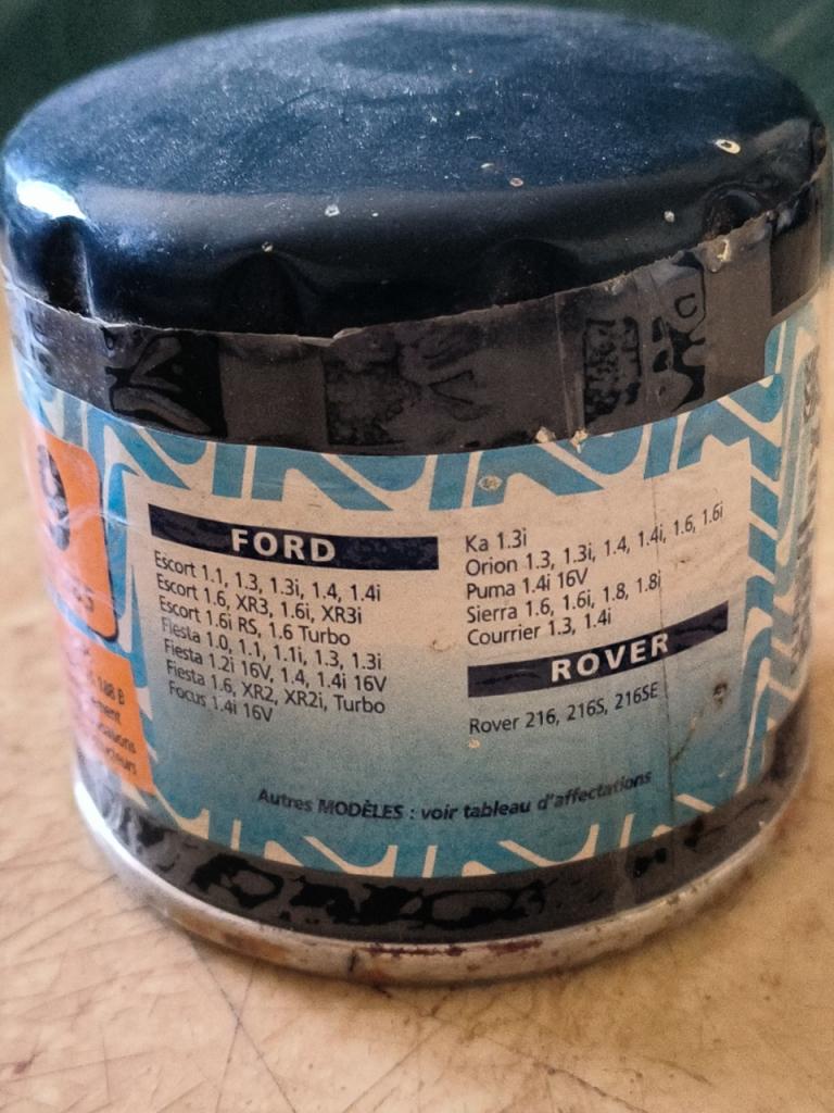 Filtre à huile FORD Escort LesAnciennes.com