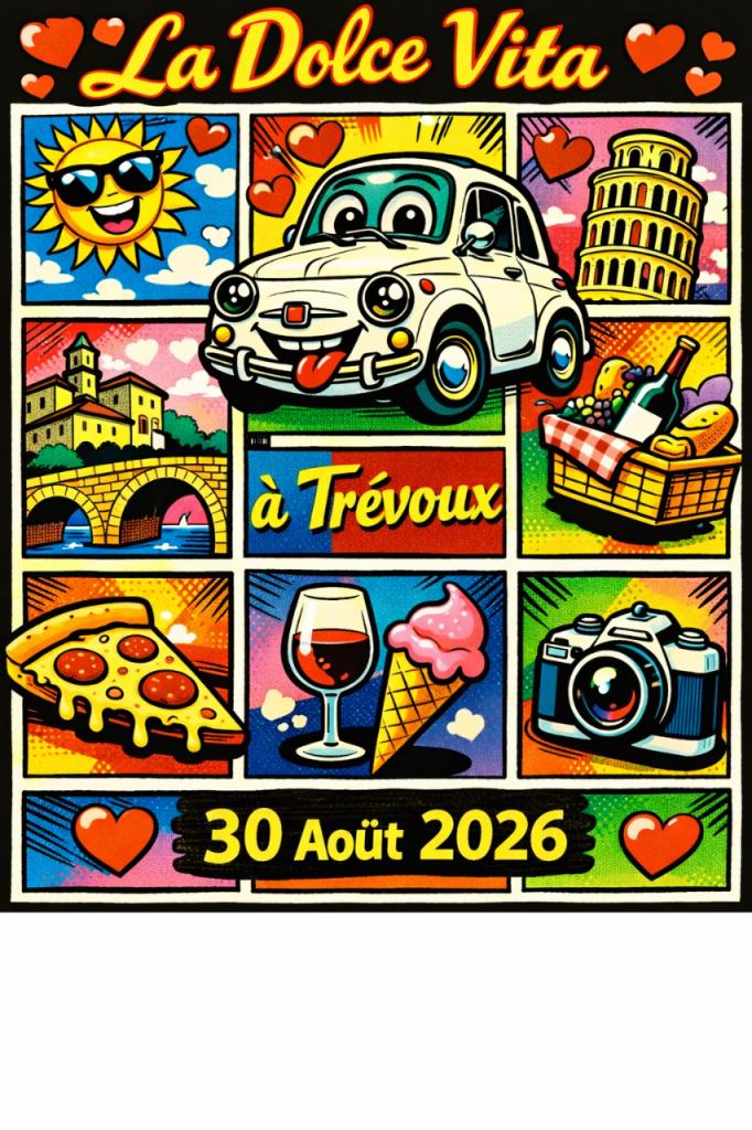 Premier rassemblement de Fiat 500 rétro à Trevoux LesAnciennes.com