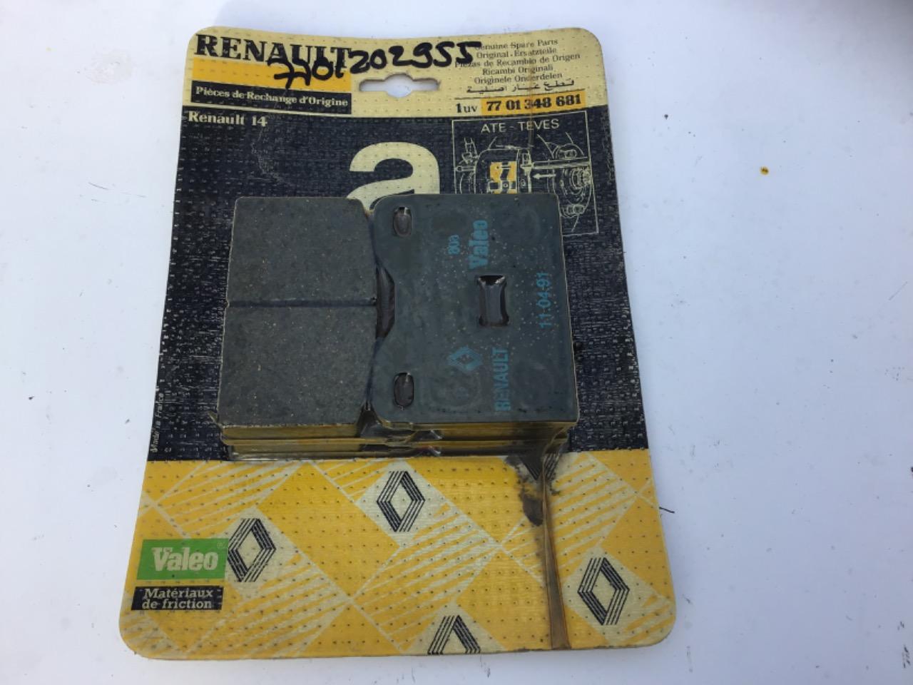 Plaquette de freins RENAULT 14 (R14) LesAnciennes.com