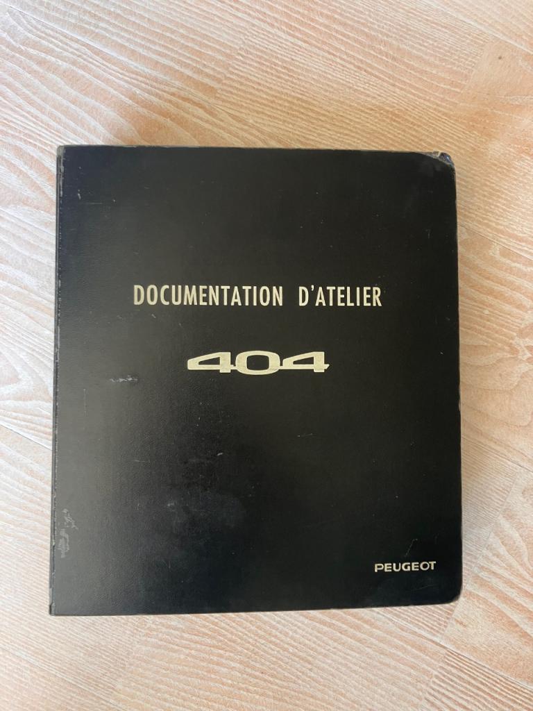 Peugeot 404 - Manuel Atelier en Francais LesAnciennes.com