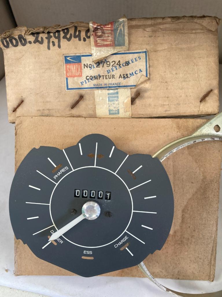 Compteur neuf origine SIMCA pour SIMCA 1300 1500 LesAnciennes.com