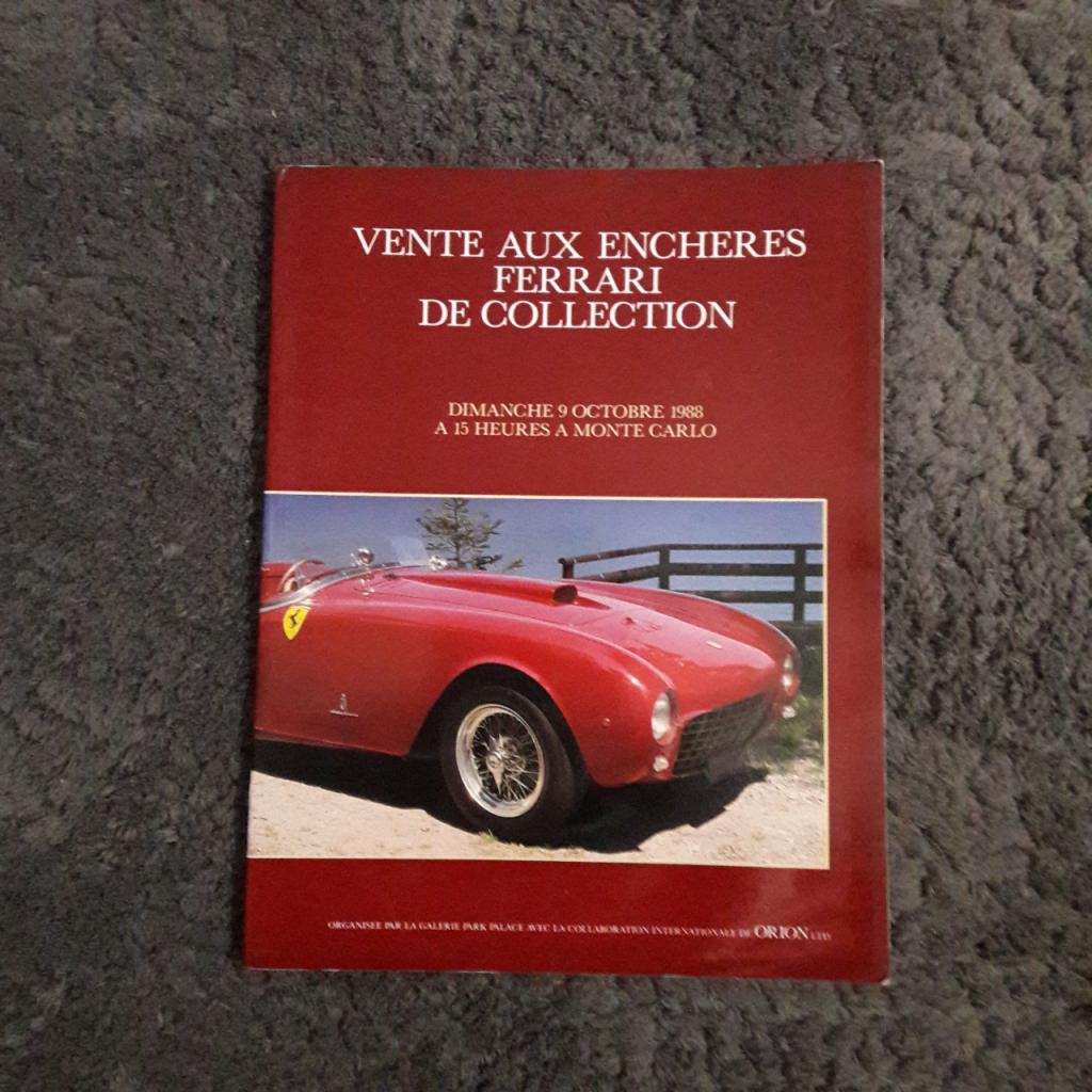 Catalogue vente FERRARI de collection - 1988 LesAnciennes.com