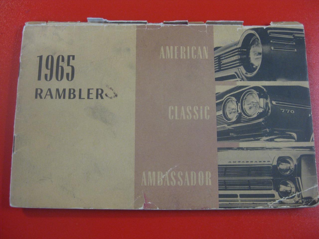 Rambler 1965, Notice en français LesAnciennes.com