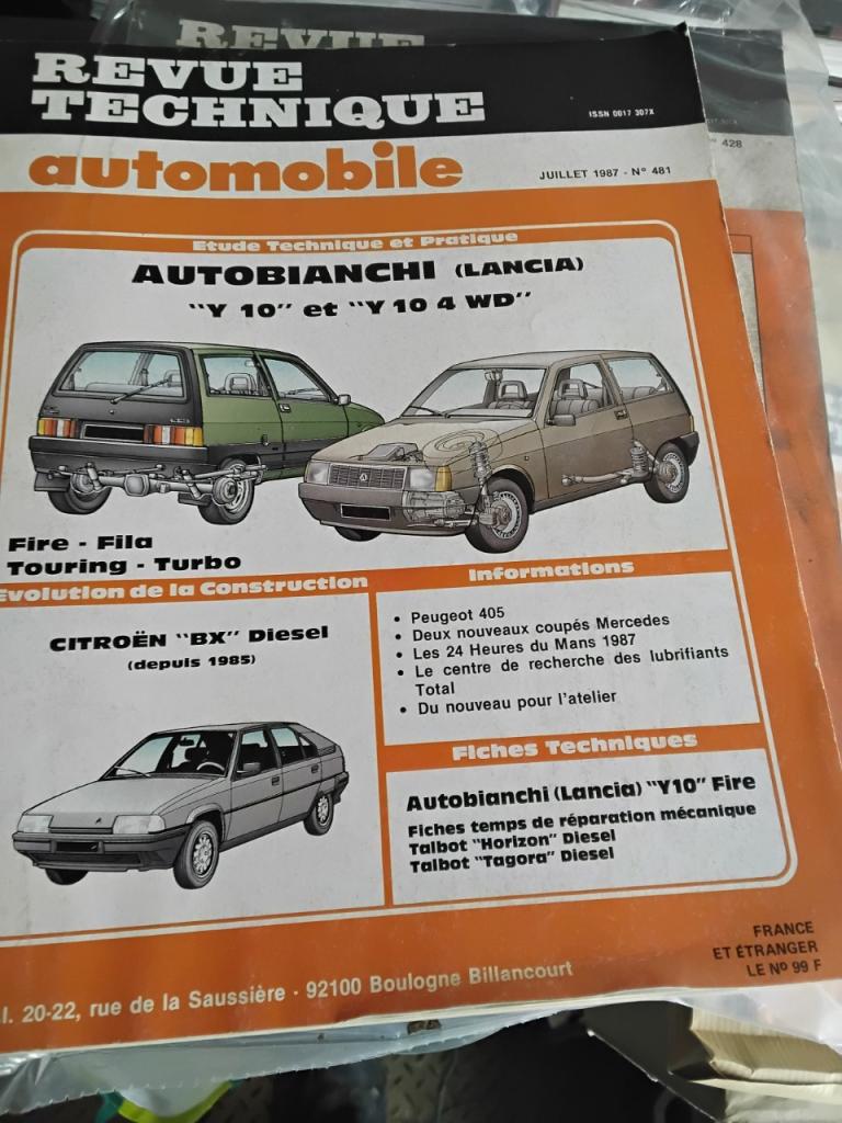 Revue technique autobianchi LesAnciennes.com