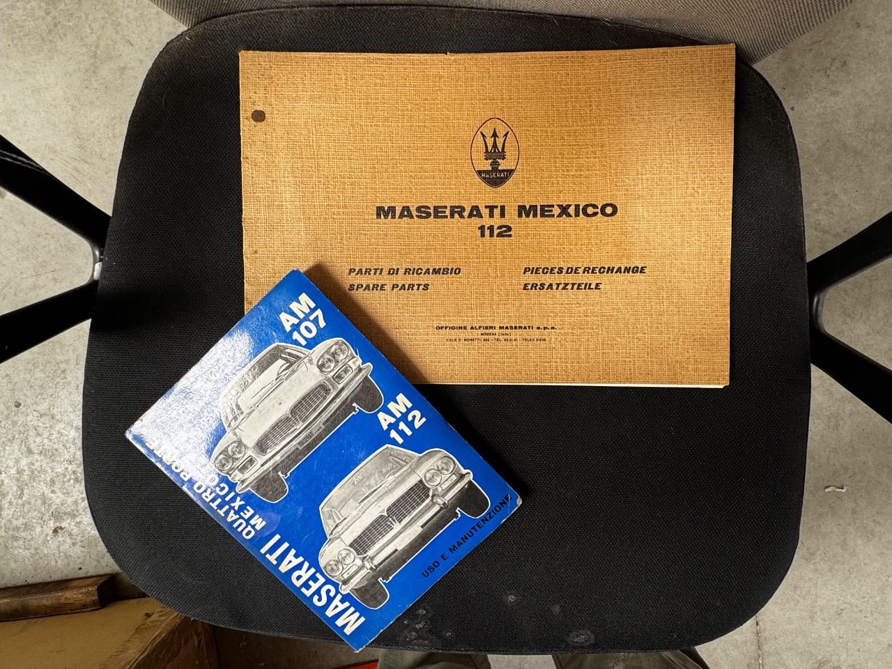 MASERZATI MEXICO - USAGE ET PIECES LesAnciennes.com